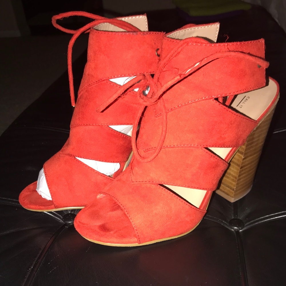 Call it Spring Suede Sandals